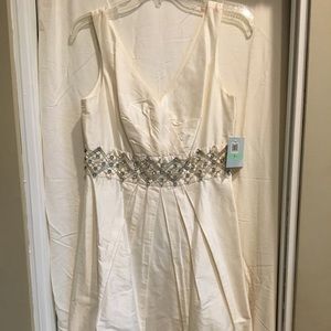 Silk cocktail dress size 8